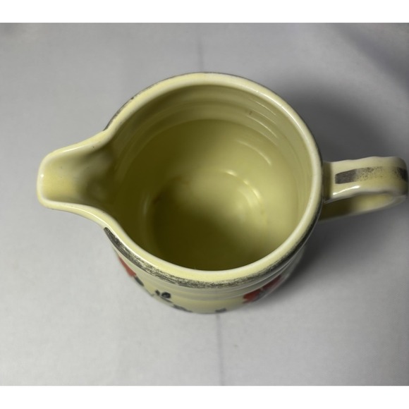 🌸Hall's Superior Quality Red Poppy Sugar & Creamer & Tea Pot With Lids - Picture 8 of 15